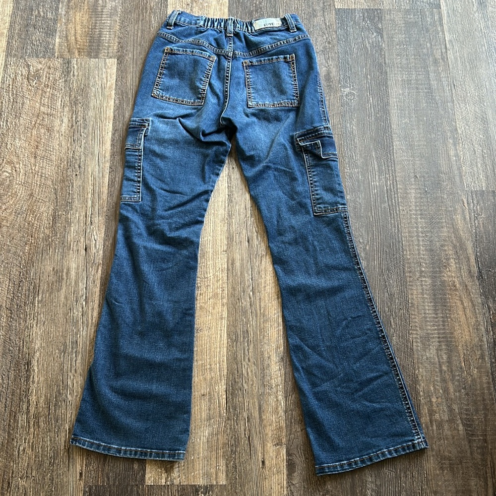 LoveGen Cargo Jeans Juniors Women’s Size 3/27 - Picture 8 of 11